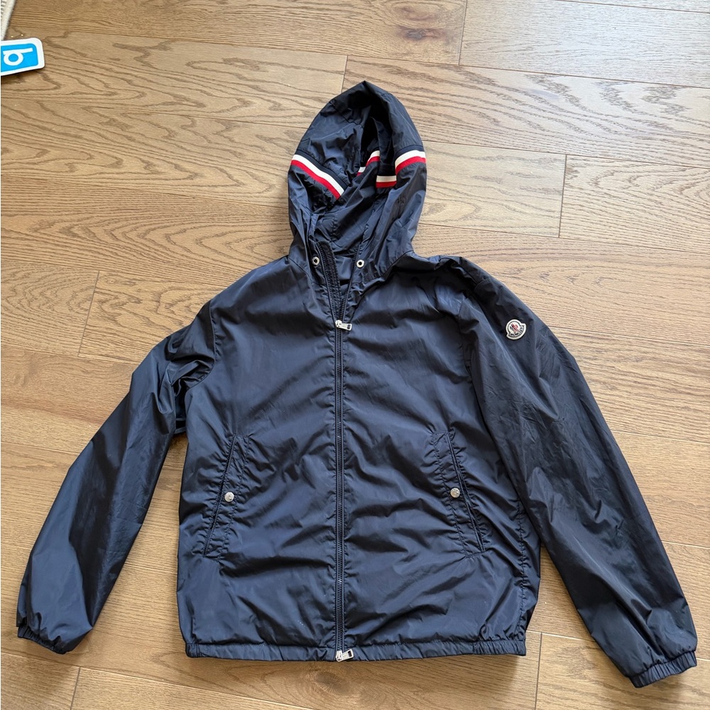 Moncler Black Jacket With Logo Patch - image 1